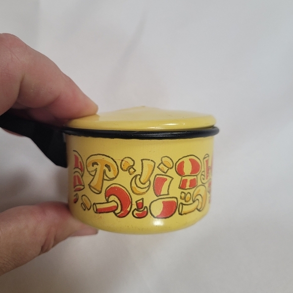 VTG Mini Mushroom Pots Pans Tea Coffee Kettle Set Lot of 13 Pieces - Picture 9 of 13